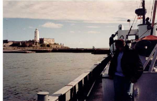 Llegada a la Isla de Flores.